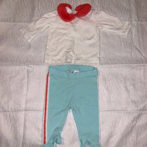Janie and Jack matching outfit 6-12m